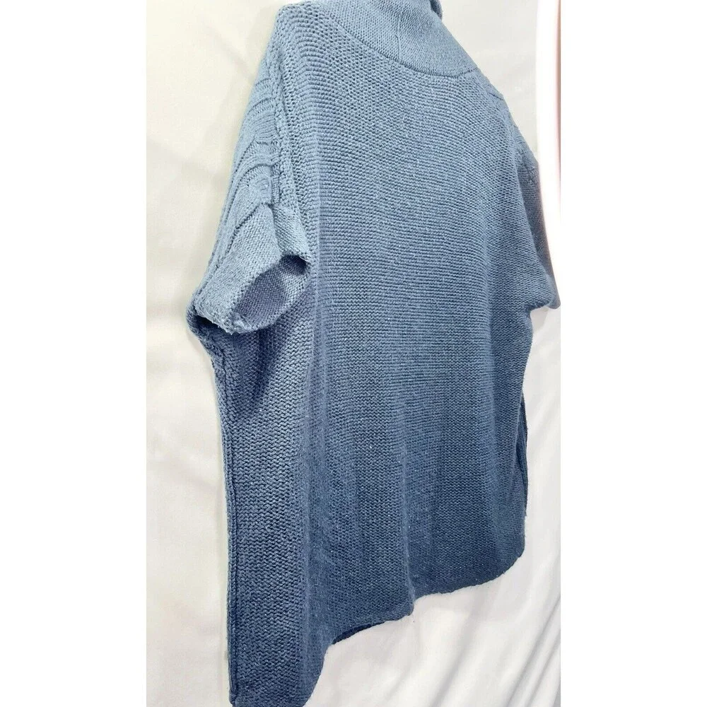 St. John's Bay Knit Women's Blue Cardigan Long Sleeve Sweater Size Large - Picture 9 of 9